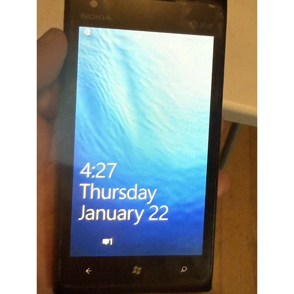 Nokia Lumia 900 – AT&T – Factory Reset – Windows Phone 7.8 – W/simcard